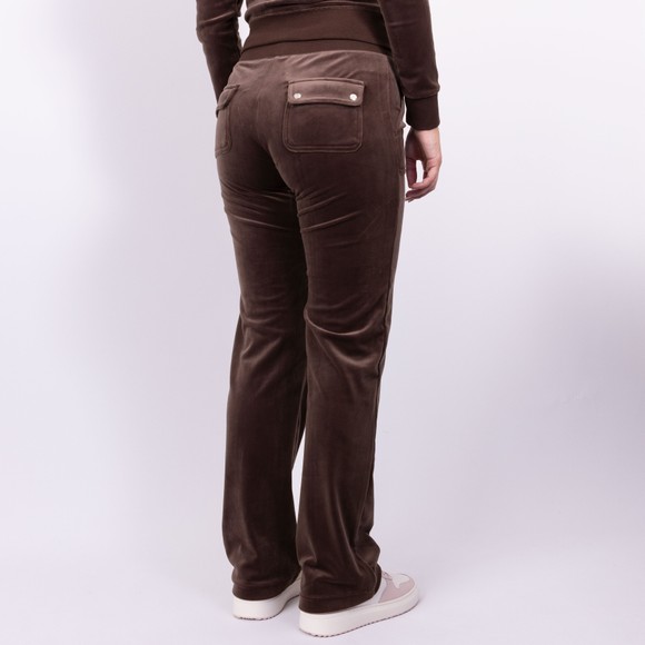 Juicy Couture Womens Brown Del Ray Pocket Track Pant #3
