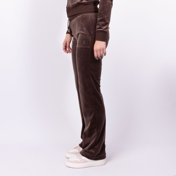 Juicy Couture Womens Brown Del Ray Pocket Track Pant #4
