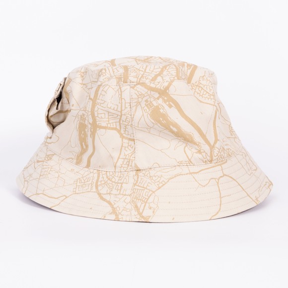 Belstaff Mens Beige Castmaster Map Bucket Hat main image