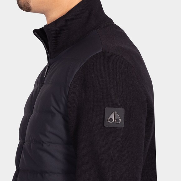 Moose Knuckles Mens Black Kamet Full Zip Hybrid Jacket main image