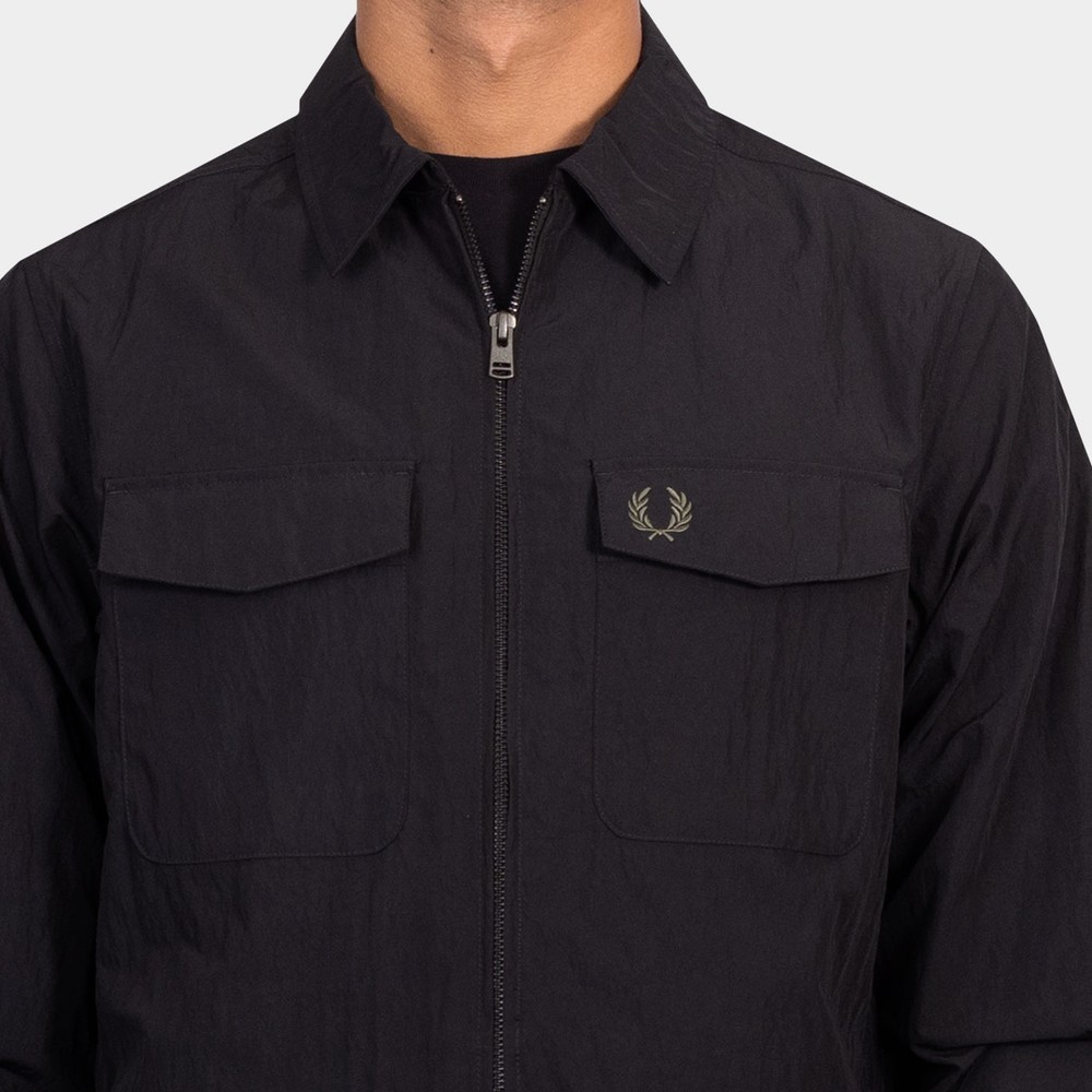 Fred Perry Zip Overshirt | Oxygen Clothing