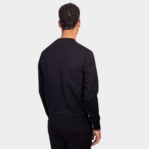 Fred Perry Mens Black Crew Neck Sweatshirt #4