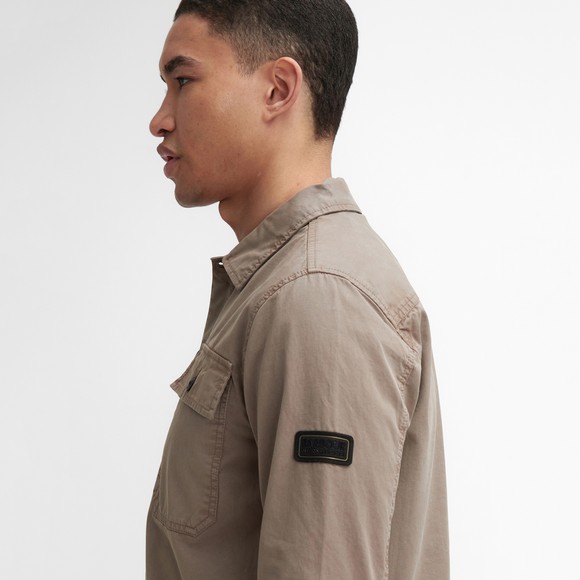 Barbour International Mens Grey Arlo Overshirt main image
