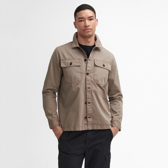 Barbour International Mens Grey Arlo Overshirt main image