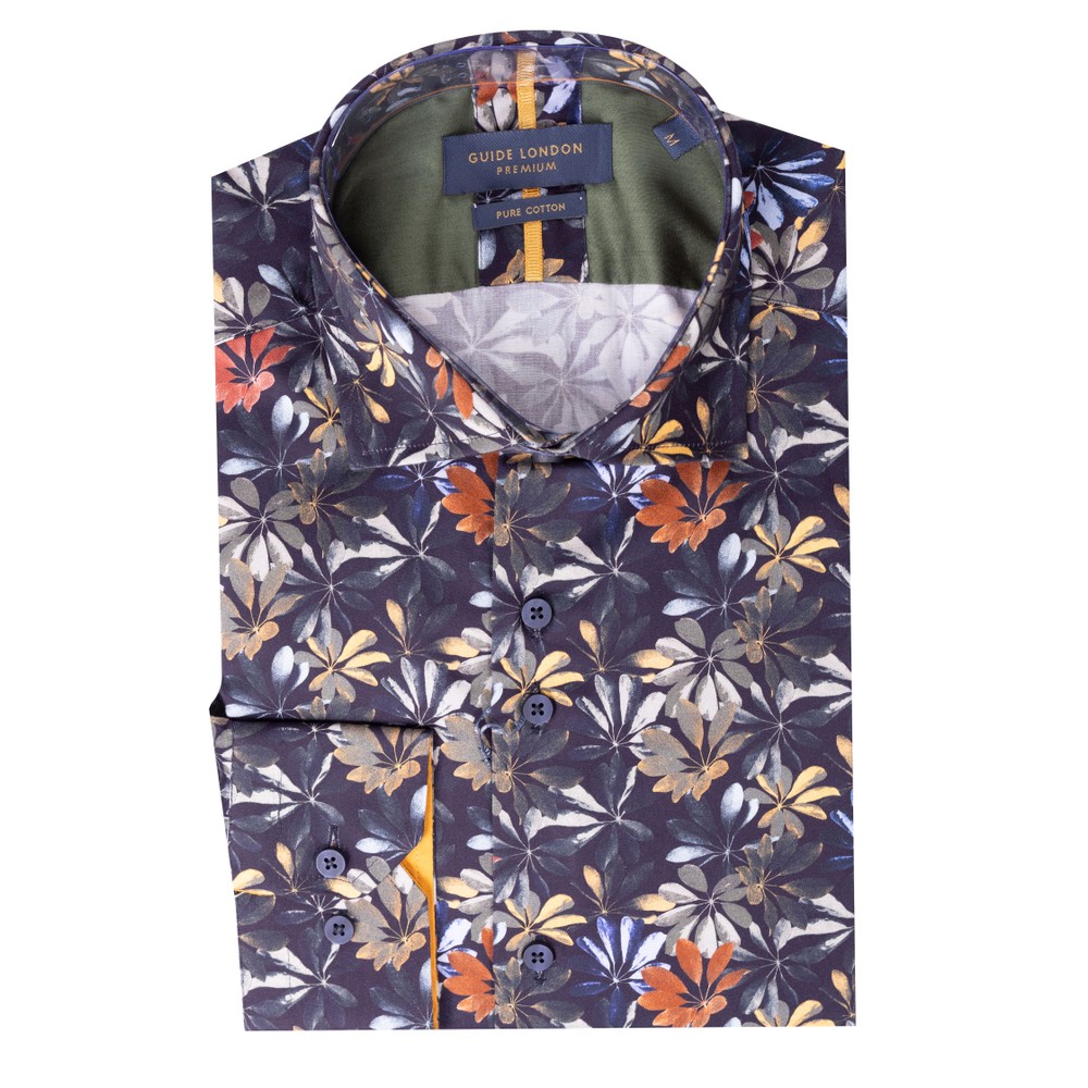 Leafy Print Shirt