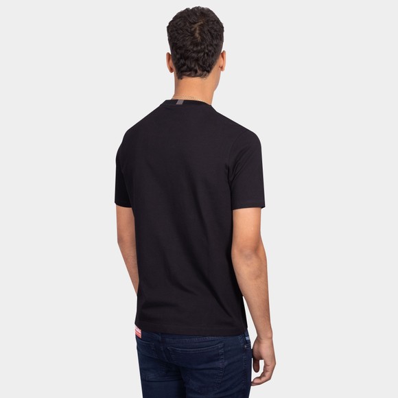 Paul & Shark Mens Black Silver Centre Logo T Shirt main image