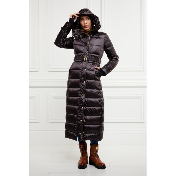 Holland Cooper Womens Brown Arosa Longline Coat main image