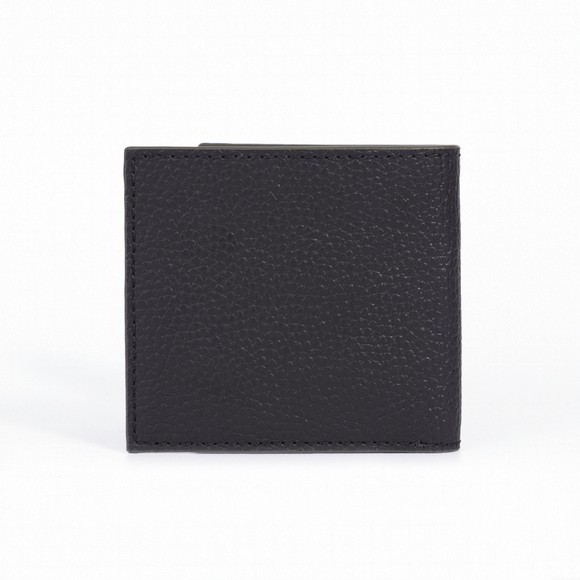 Barbour Lifestyle Mens Black Grain Leather Billfold Wallet main image