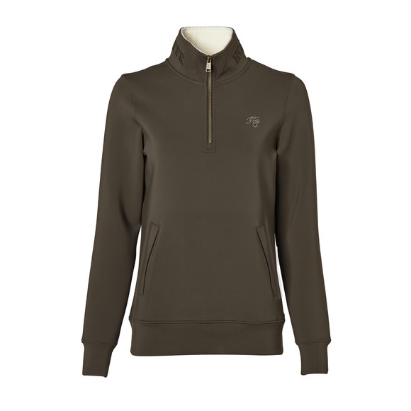 Holland Cooper Womens Green Training Henley main image