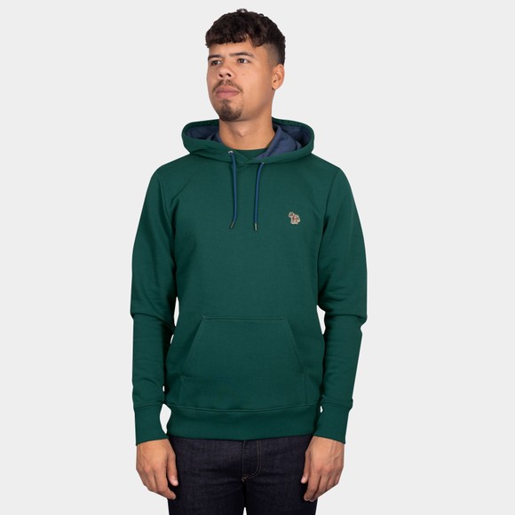 PS Paul Smith Mens Green Zebra Overhead Hoodie #2