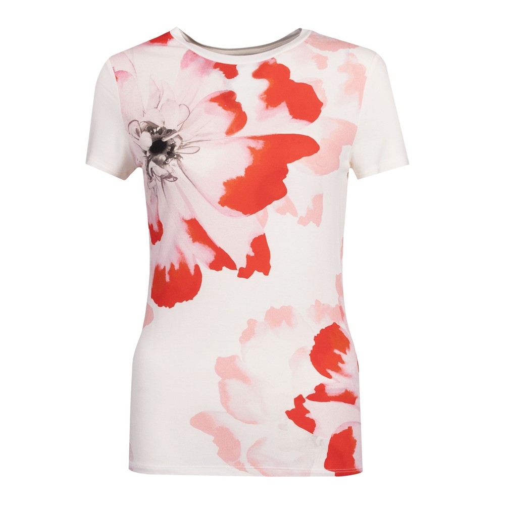 Sindhaa Flower Print Fitted Tee
