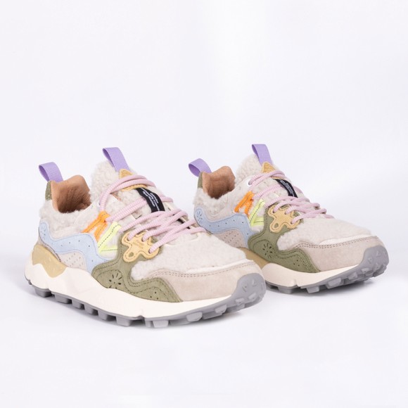 Flower Mountain Womens Beige Yamano 3 Suede/Teddy  #2