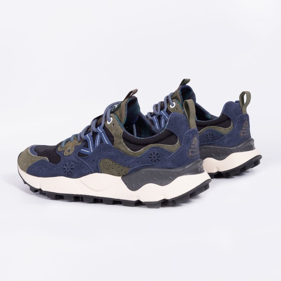 Barbour x Flower Mountain Mens Blue Yamano 3 Trainer #3