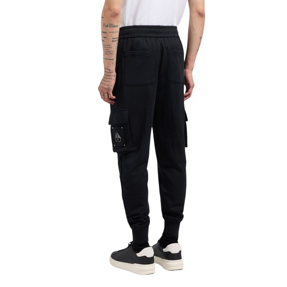 Moose Knuckles Mens Black Hartsfield Cargo Jogger main image