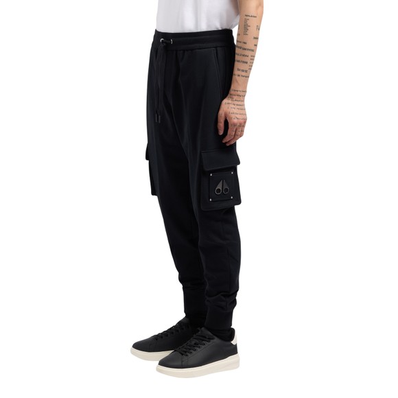 Moose Knuckles Mens Black Hartsfield Cargo Jogger main image