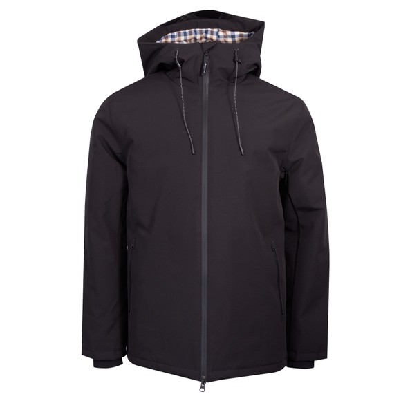 Aquascutum Mens Black Active Shell Mid Parka main image