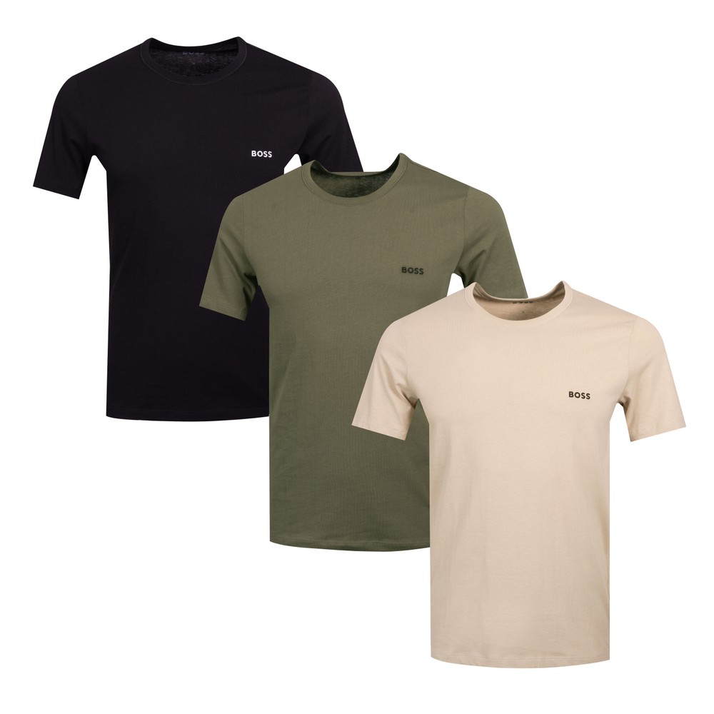 3 Pack Crew Neck T Shirt