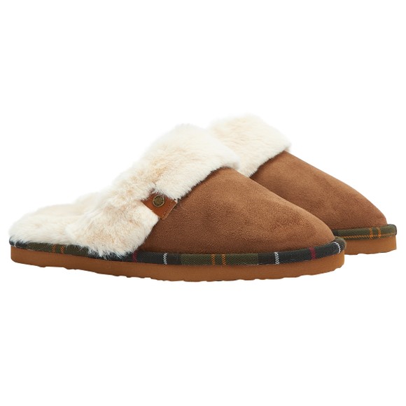 Barbour Lifestyle Womens Brown Claudia Slipper main image