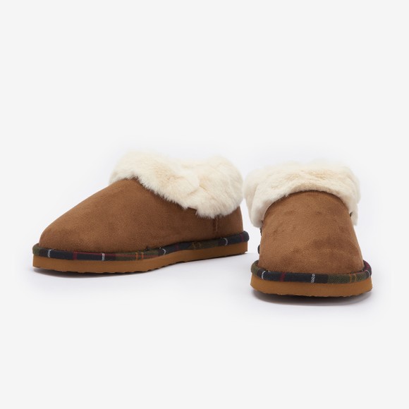 Barbour Lifestyle Womens Brown Eloise Slipper Boot main image