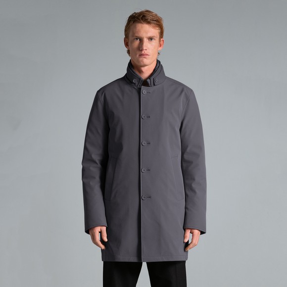 Duno Mens Grey Palladium Coat main image
