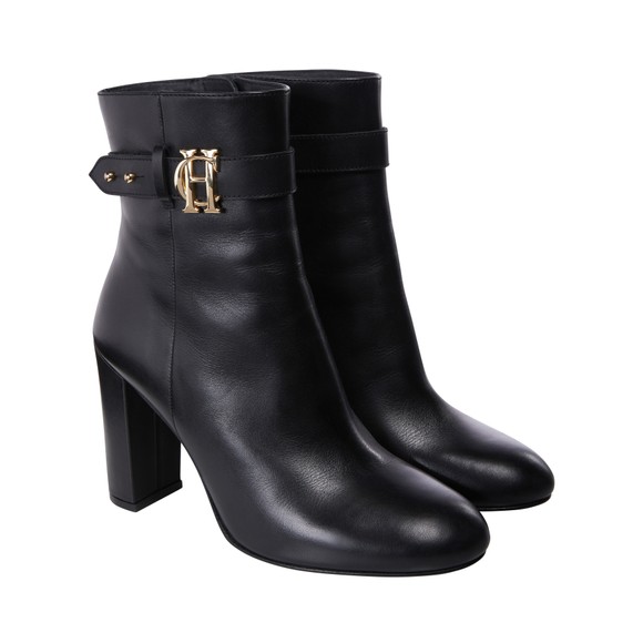 Holland Cooper Womens Black Mayfair Leather Ankle Boot #2