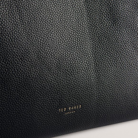Ted Baker Womens Black Rosane Bar Detail Medium Tote Bag main image