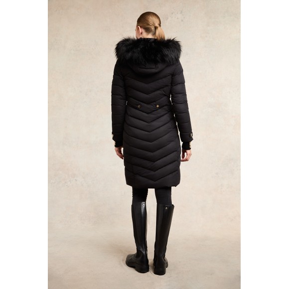 Holland Cooper Womens Black Chamonix Coat #3