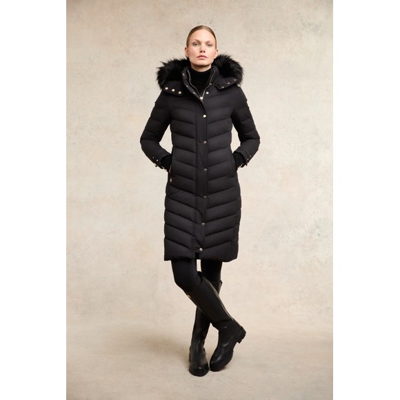 Holland Cooper Womens Black Chamonix Coat #2