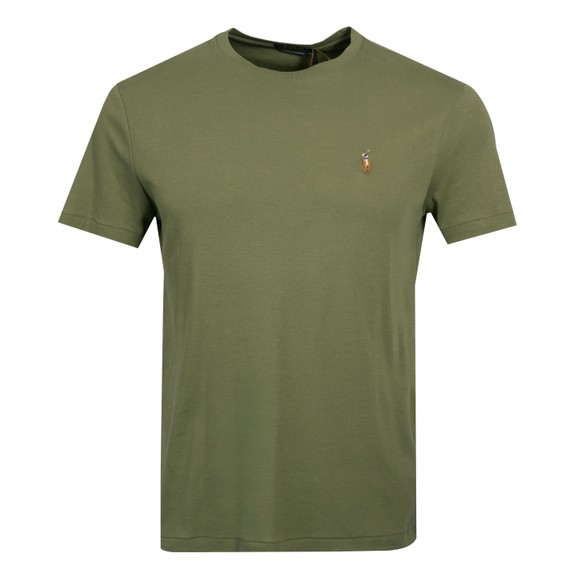 Polo Ralph Lauren Mens Green Custom Slim Fit Pima Cotton T Shirt #1