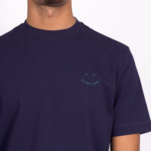 PS Paul Smith Mens Blue Happy T-Shirt main image