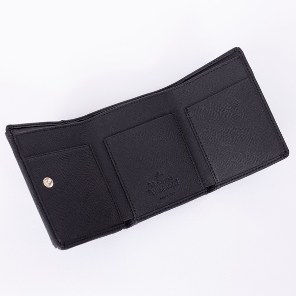 Vivienne Westwood Womens Black Small Flap Purse #2