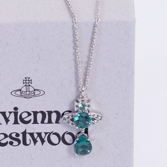 Vivienne Westwood Womens Silver Ismene Drop Pendant  #2