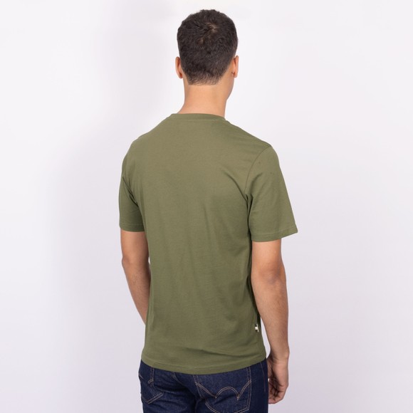 Aquascutum Mens Green Active Club Check Pocket T Shirt #3
