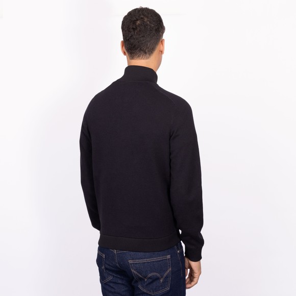 BOSS Mens Black Formal H Esfero Quilt Hybrid Jumper #4
