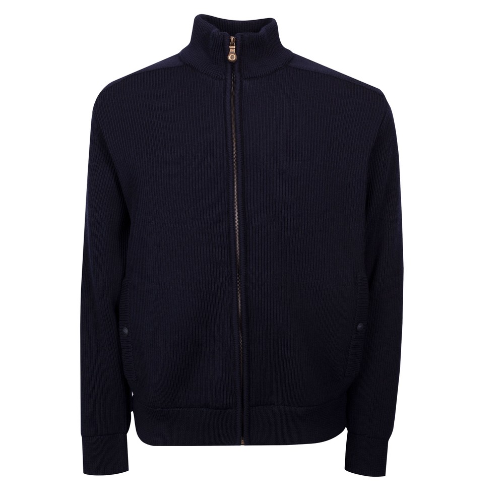 Full Zip Knitted Jumper