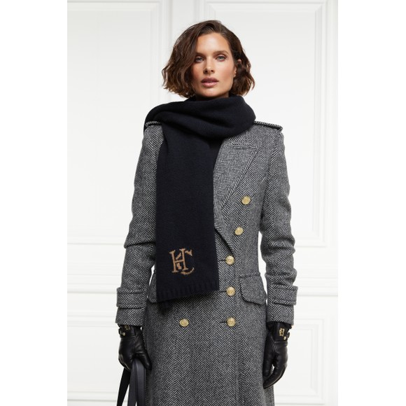 Holland Cooper Womens Black Elle Scarf #4