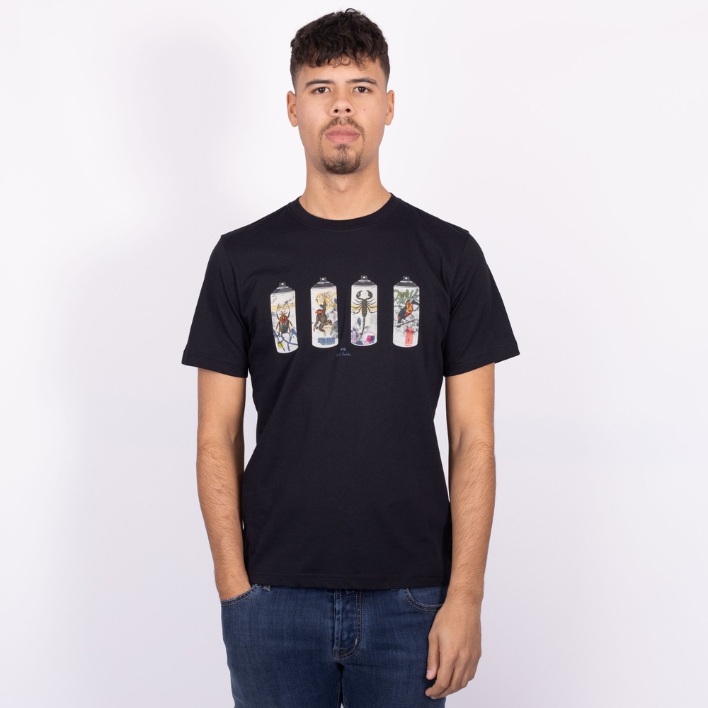 トップス Paul Smith Smith Spray Logo shirt XL PS Paul Smith Animal Spray Can T-Shirt | Oxygen Clothing