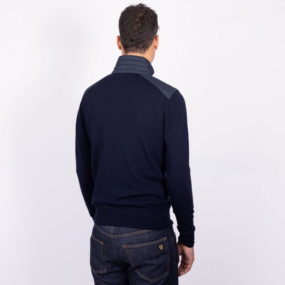 Belstaff Mens Blue Kilmington Half  Zip Jumper main image
