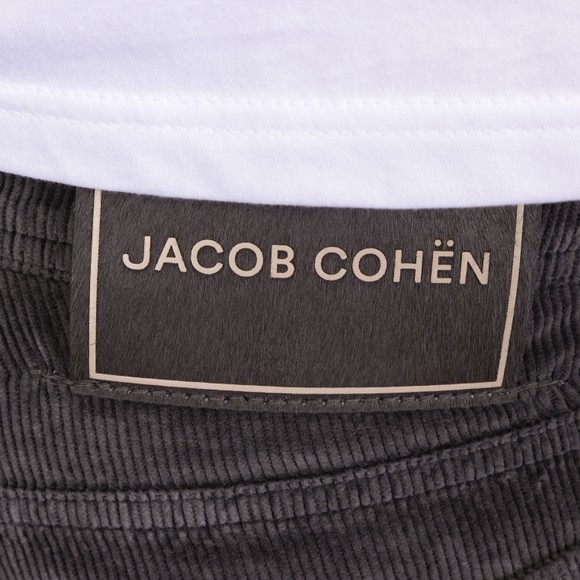Jacob Cohen Mens Black Bard Fast Corduroy Slim Jean main image