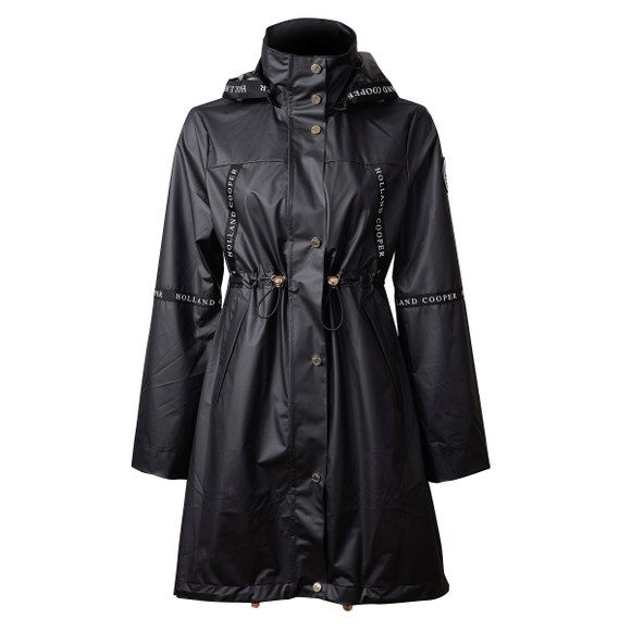 Holland Cooper Womens Black Rain Coat main image