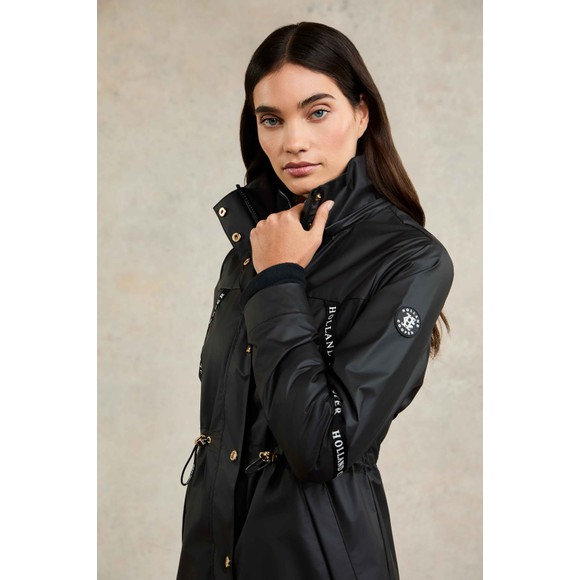 Holland Cooper Womens Black Rain Coat main image