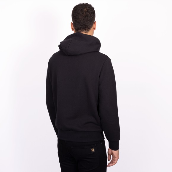 Polo Ralph Lauren Mens Black Pony Player Flocking Hoodie #4