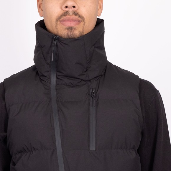 Maharishi Mens Black Padded Asym Tech Vest main image