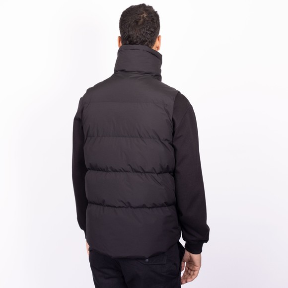 Maharishi Mens Black Padded Asym Tech Vest main image