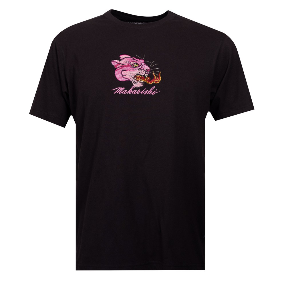 Panther Chimera Embroidered T Shirt