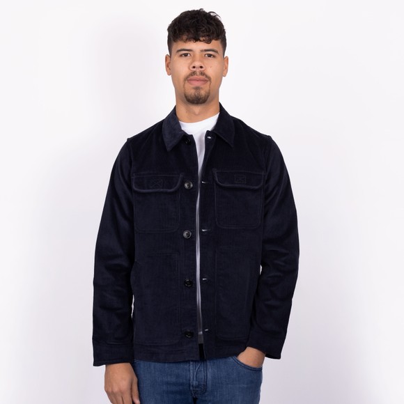 PS Paul Smith Mens Blue 4 Pocket Cord Jacket main image