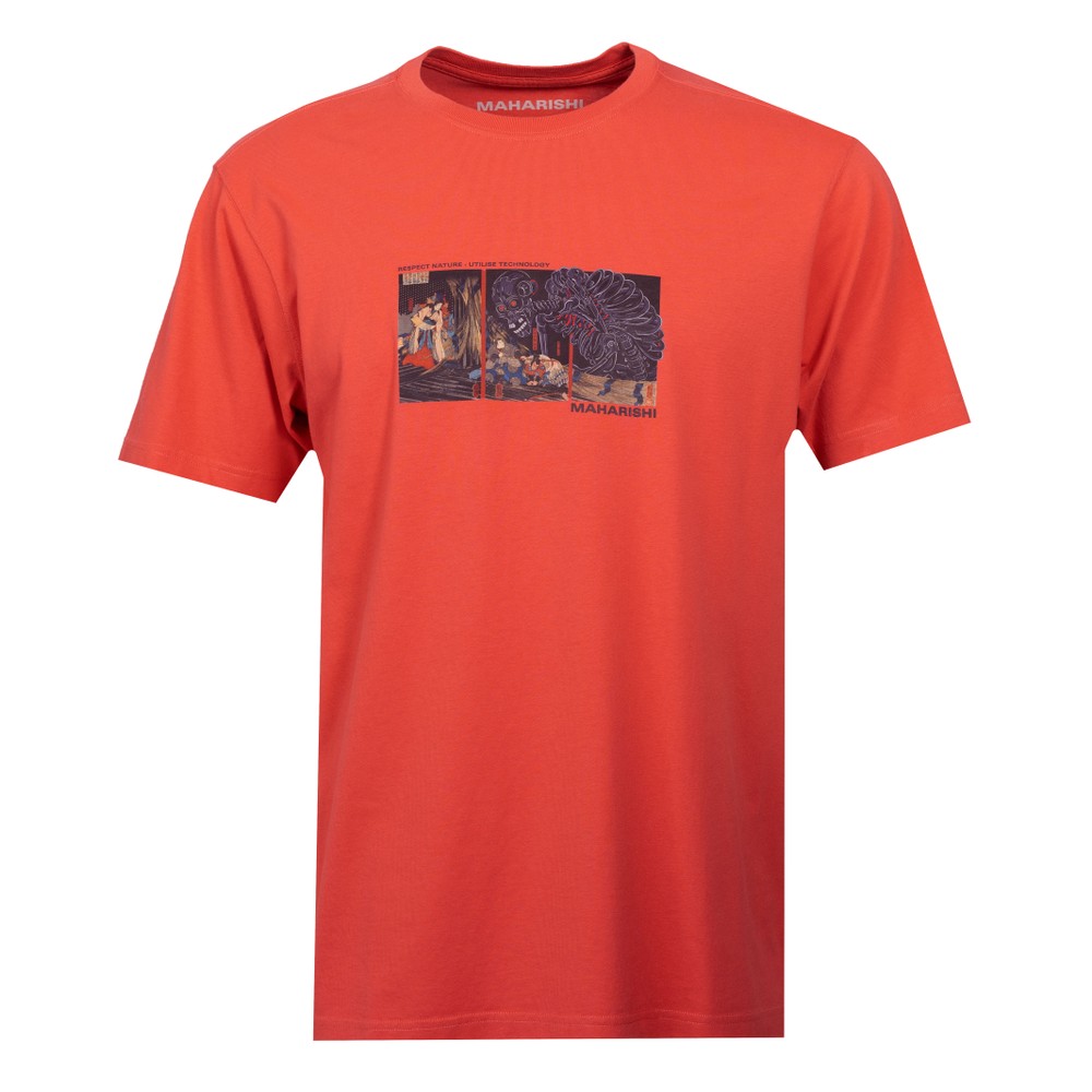【oan】(Unisex) Bike Mash T-shirt Spin Cycle - Oversized T-Shirt for Men | Quiksilver