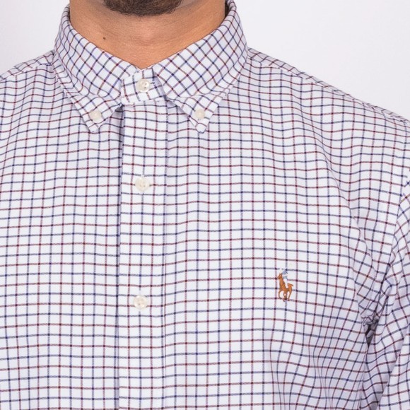 Polo Ralph Lauren Mens Red Classic Check Shirt main image