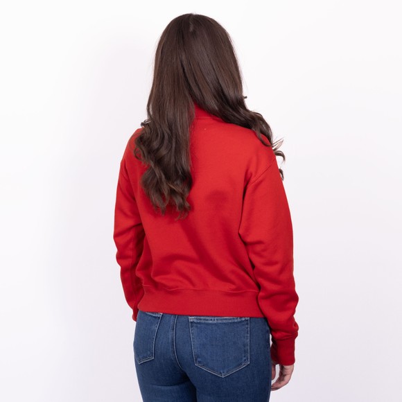 Polo Ralph Lauren Womens Red Half Zip Sweatshirt #4