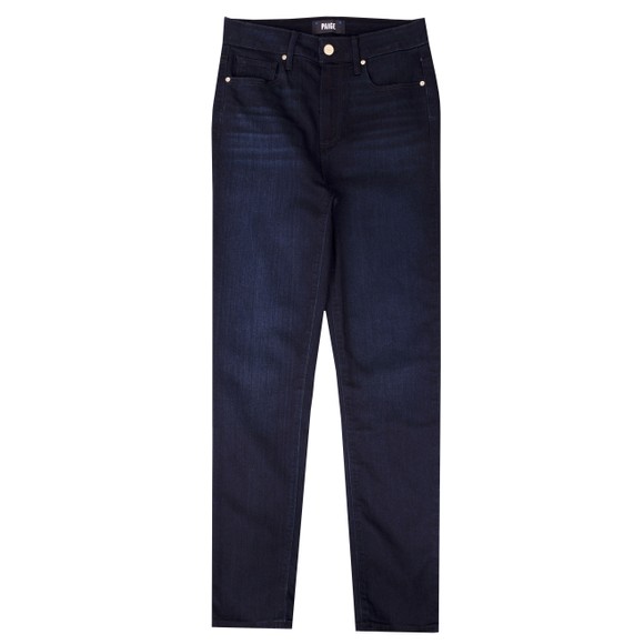 Paige Womens Blue Gemma High-Rise Skinny Jean main image